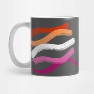 Pride Paint Lesbian 1 Mug